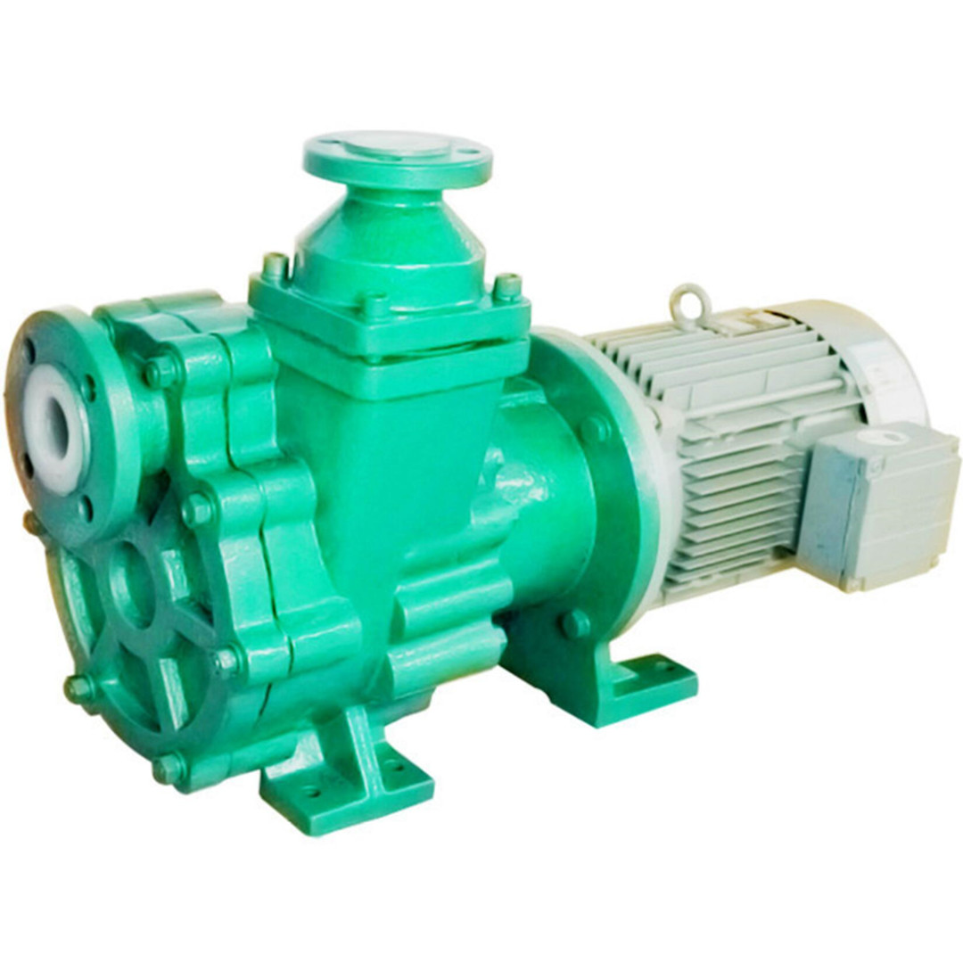 Fluoroplastic liner self-priming magnetic pump