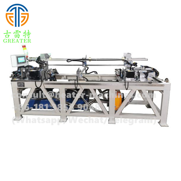 Heater tube stretching machine for heating element processing