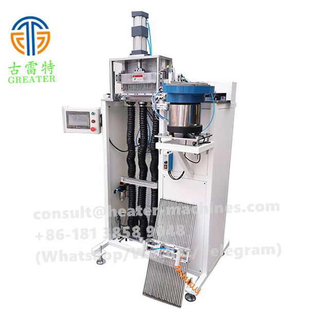 Heater upper plug assemble machine 