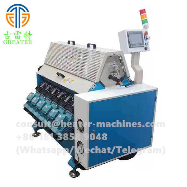 ROLL COMPRESSING MACHINE FOR COIL HEATER HOT RUNNER